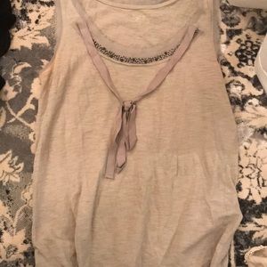 Tan loft tank top